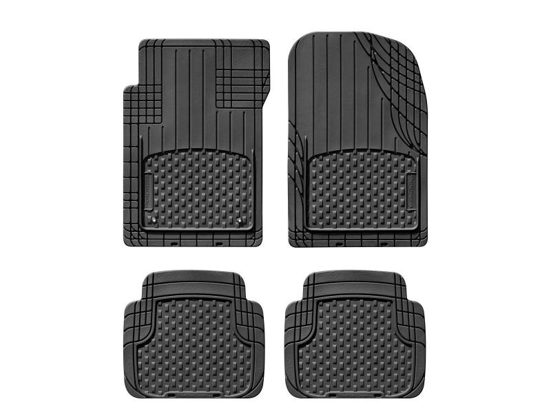 WeatherTech Universal Auto Fußmatten Zuschneidbar|Antirutsch|Geruchsfrei|Wasserfest|Vorder- und Rücksitzbereich |Schwarz|Made by von WeatherTech