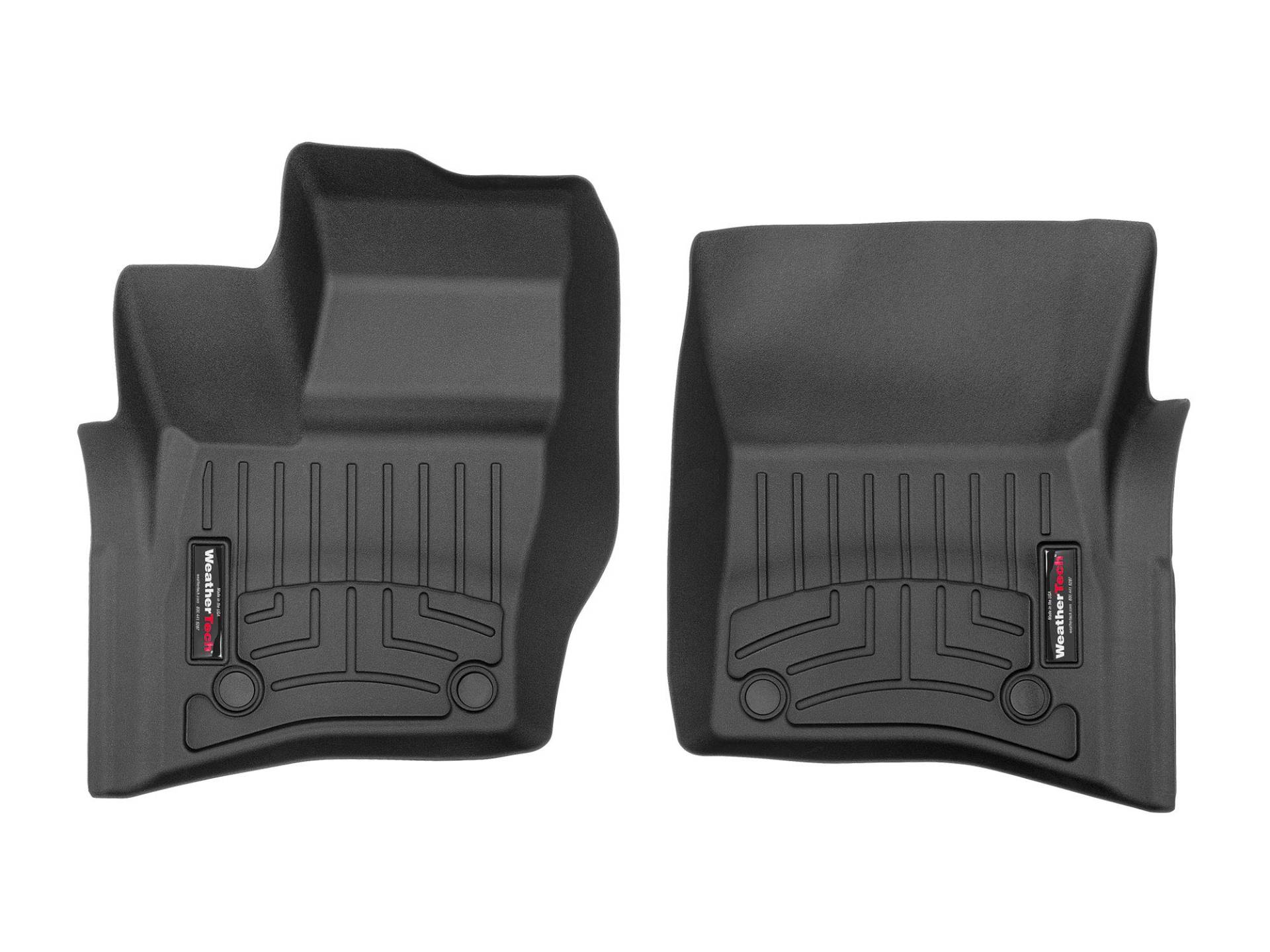 WeatherTech Passgenaue Auto Fußmatten Kompatibel mit Land Rover Defender 110 L663 2020-23 | Schwarz|1. Reihe von WeatherTech