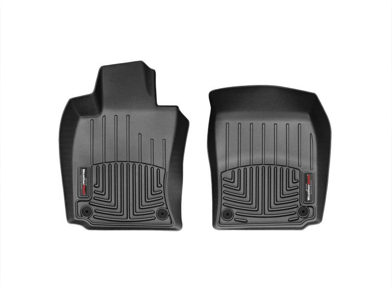 Passgenaue Fußmatten gummimatten passend für: Porsche Panamera 970 kurz Radstand 2010-16|Schwarz|1. Reihe Weathertech FloorLiner von WeatherTech