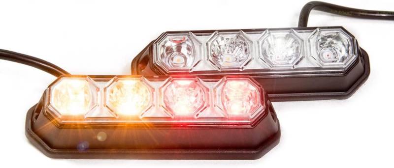 2 Stück Rückleuchten Anhänger - LED-Rückleuchten, Lampe links und rechts - Rücklicht Integrierte 12V-24V - Rückleuchte für LKW, Auto, Wohnmobil, Caravan, Quad - LED Rücklicht mit 3 Funktionen von Web Truck