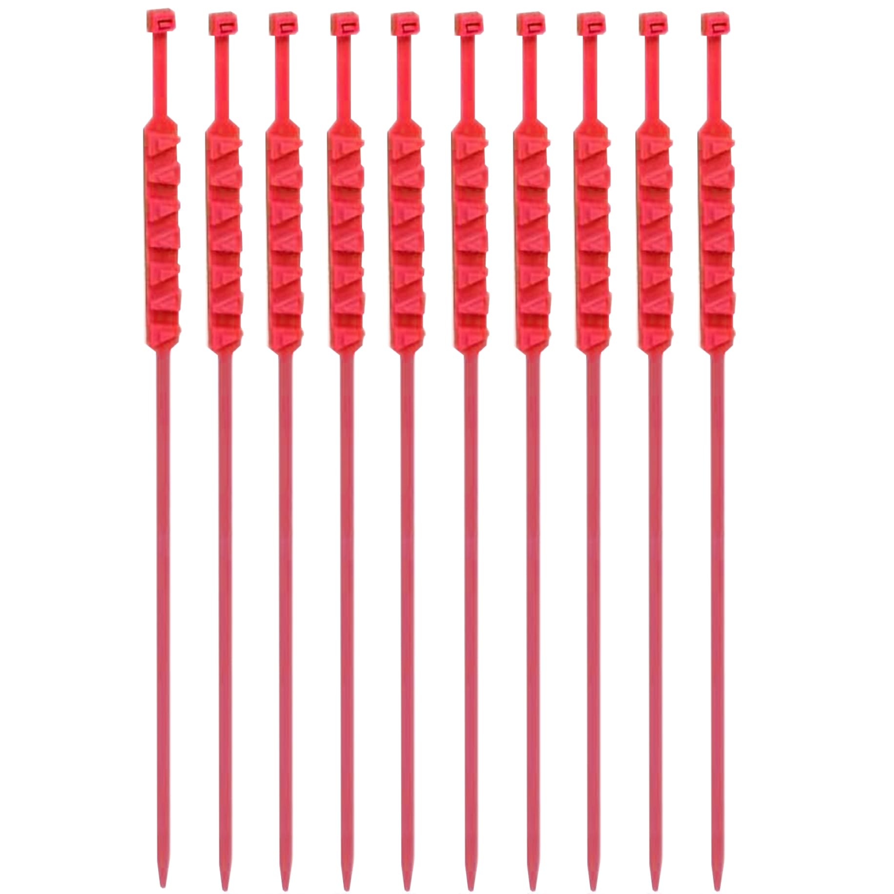 Schneeketten für E-Bike-Motorrad 10pcs Nicht-Schlupf-Reifenketten universelle Radketten für Schnee Nylon Eis brechen mehrschichtige Zähne Winter Schneereifenketten, rote Schneeketten, Schneeketten von Weduspaty