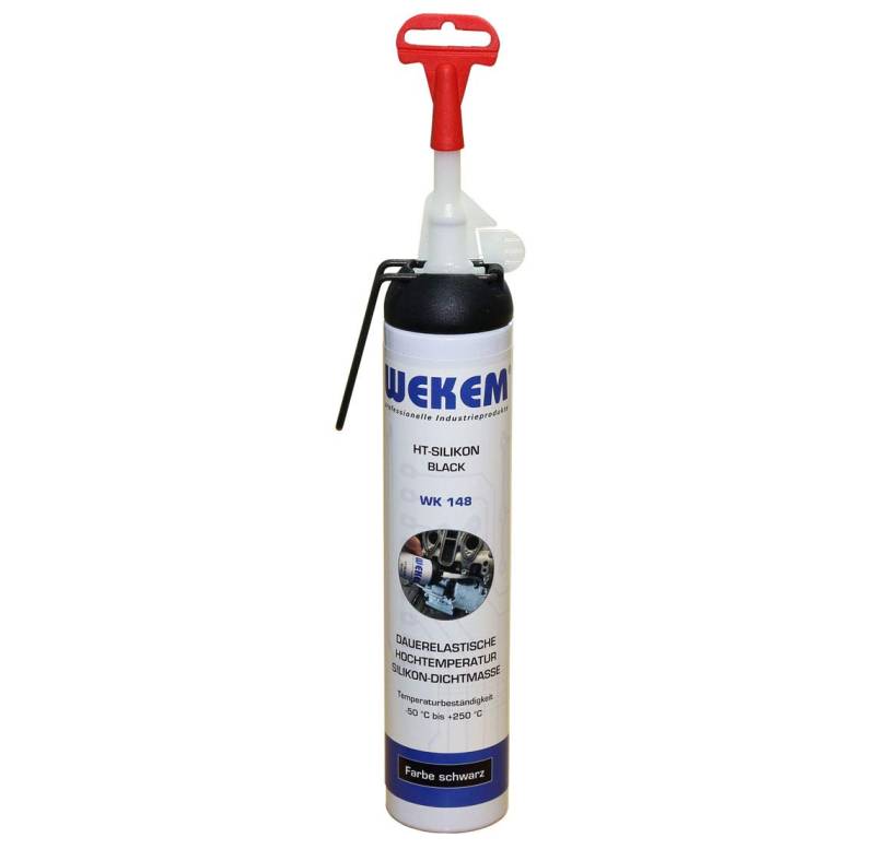 1x 200ml Wekem HT-Silikon Black Presspack WK148 von Wekem