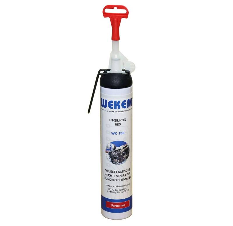 1x 200ml Wekem HT-Silikon Red Presspack WK158 von Wekem