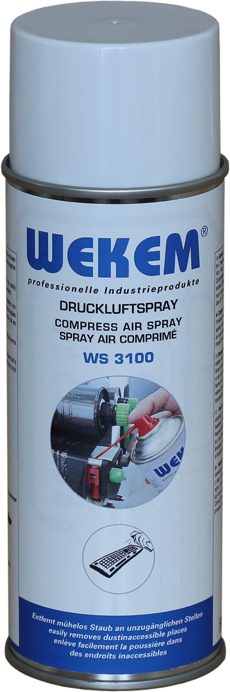 1x 400ml Wekem Druckluftspray WS3100 von Wekem