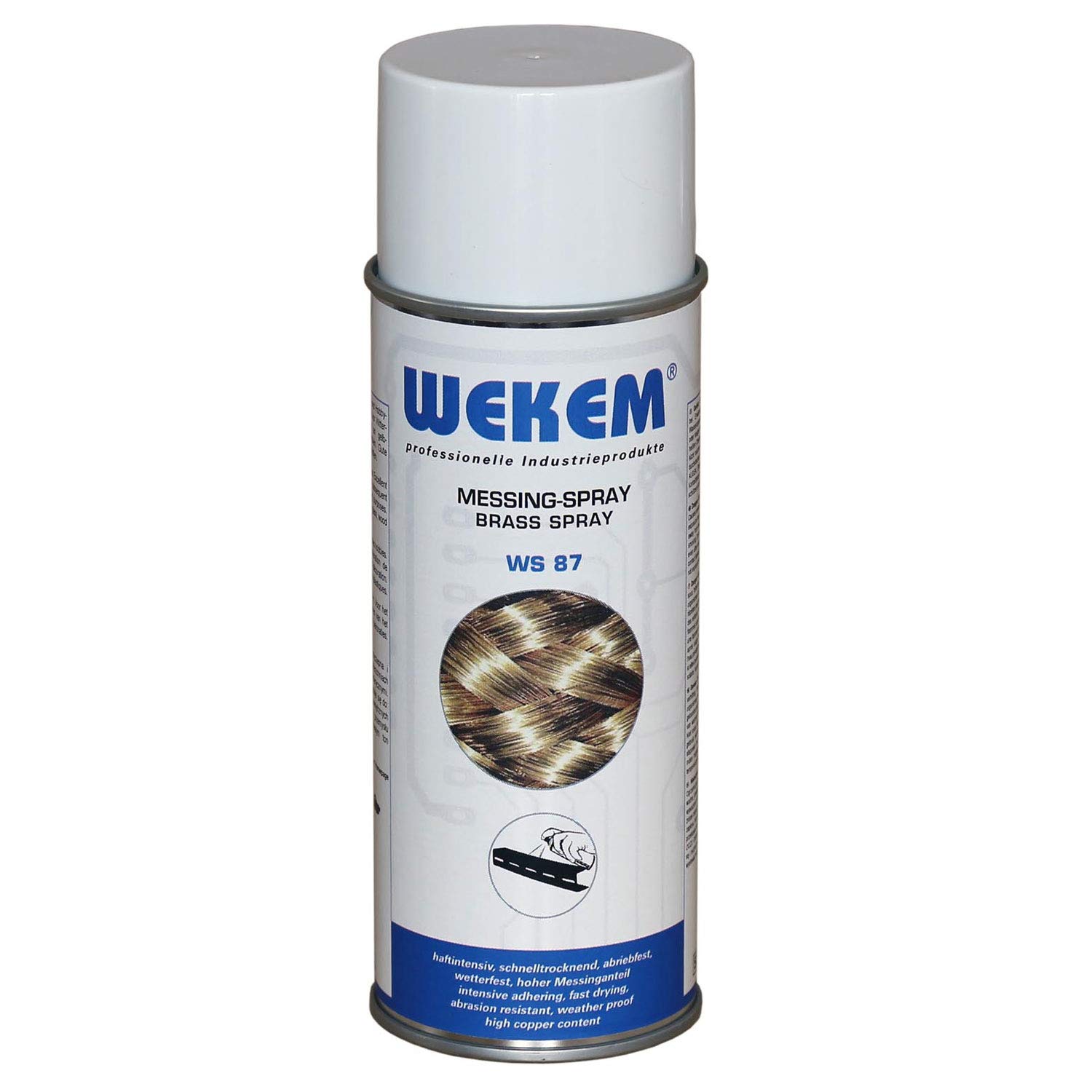 1x 400ml Wekem Messing-Spray WS87 von Wekem