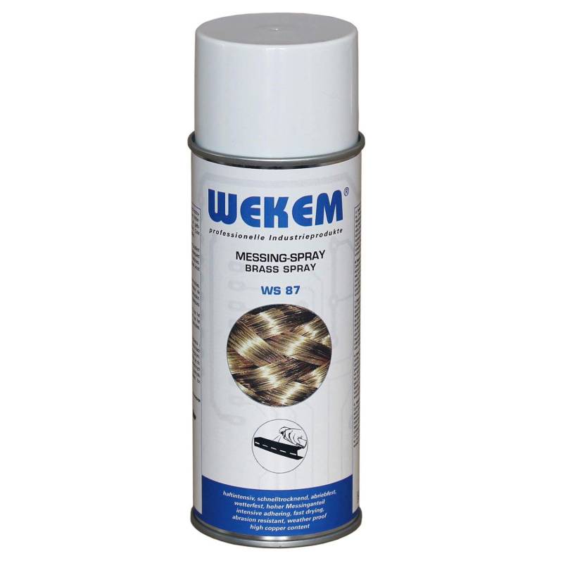 1x 400ml Wekem Messing-Spray WS87 von Wekem