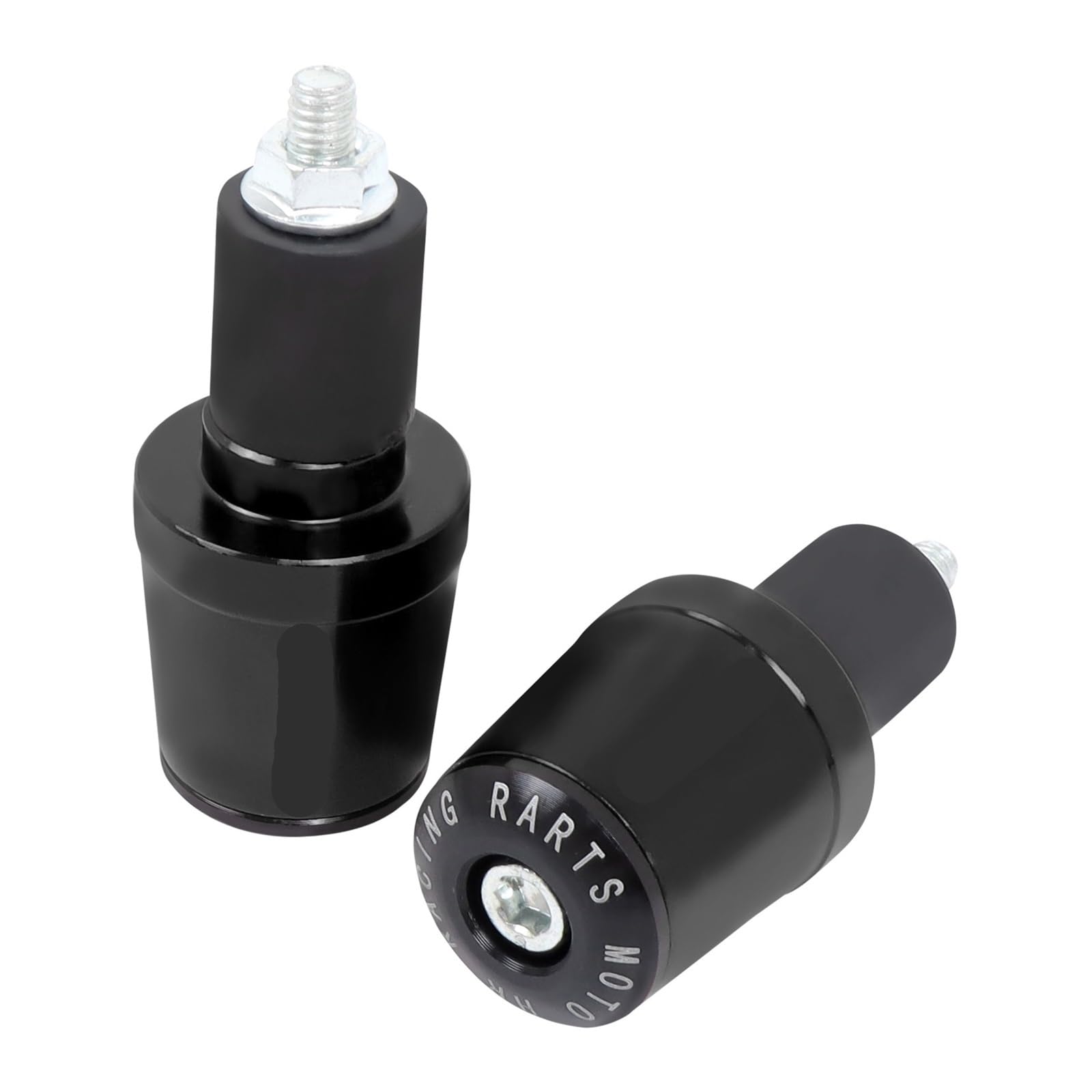 7/8 "22MM Motorrad Universal Lenker Griffe End Kappe Stecker Für Für SV 650 Für SV650X Für SV650/S Alle Jahre Lenkergewichte(Black) von Wenqu