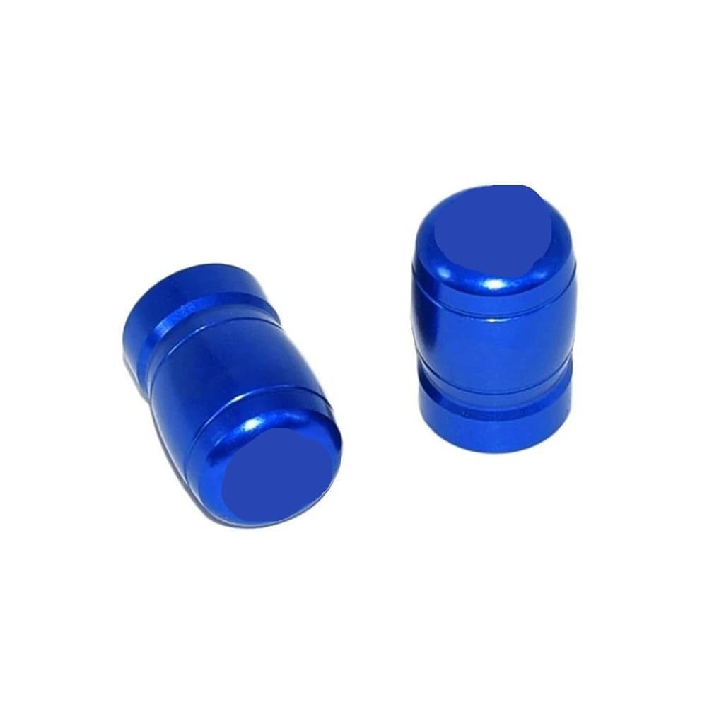 Bolzen Schrauben 1 Paar Reifen Ventil Air Stem Caps Für Y&AMAHA Für NMAX155 Für NVX Für AEROX Für XMAX300 Für XMAX250 Für XMAX400 Motorrad Teile(Blue) von Wenqu