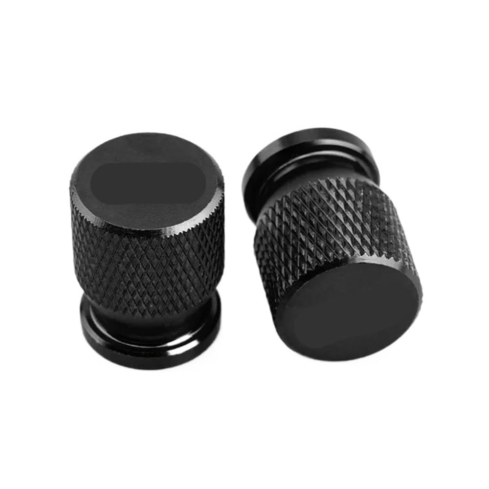 Bolzen Schrauben Für D&ucati Für Scrambler 400 800 1100 2023 Moto Reifen Ventil Kappen Stem Abckung Motorrad Zubehör(Black) von Wenqu