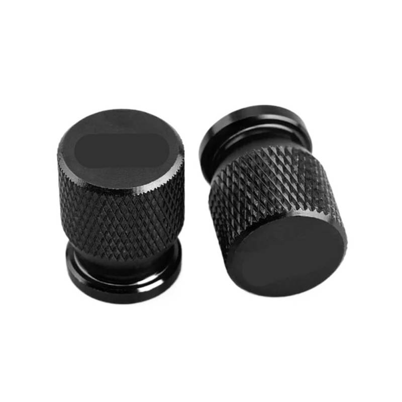 Bolzen Schrauben Für D&ucati Für Scrambler 400 800 1100 2023 Moto Reifen Ventil Kappen Stem Abckung Motorrad Zubehör(Black) von Wenqu