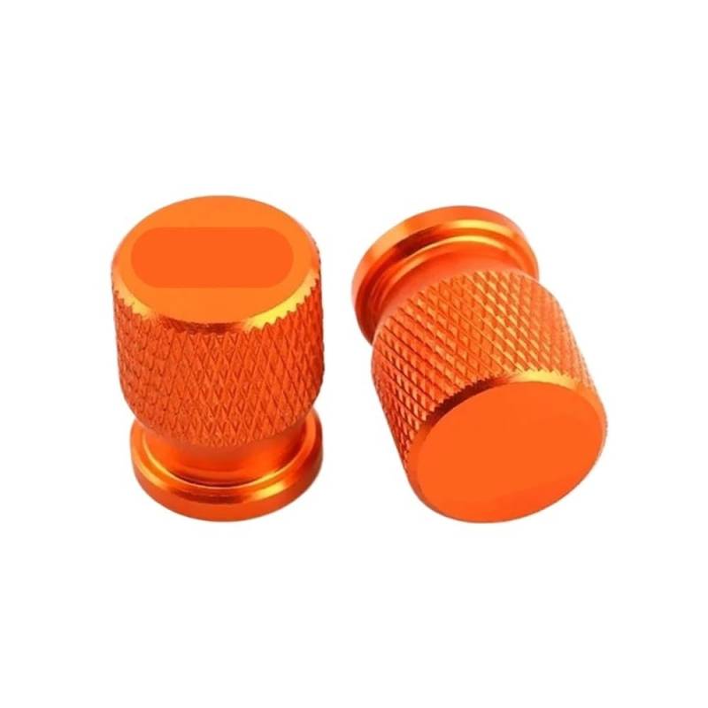 Bolzen Schrauben Für D&ucati Für Scrambler 400 800 1100 2023 Moto Reifen Ventil Kappen Stem Abckung Motorrad Zubehör(Orange) von Wenqu