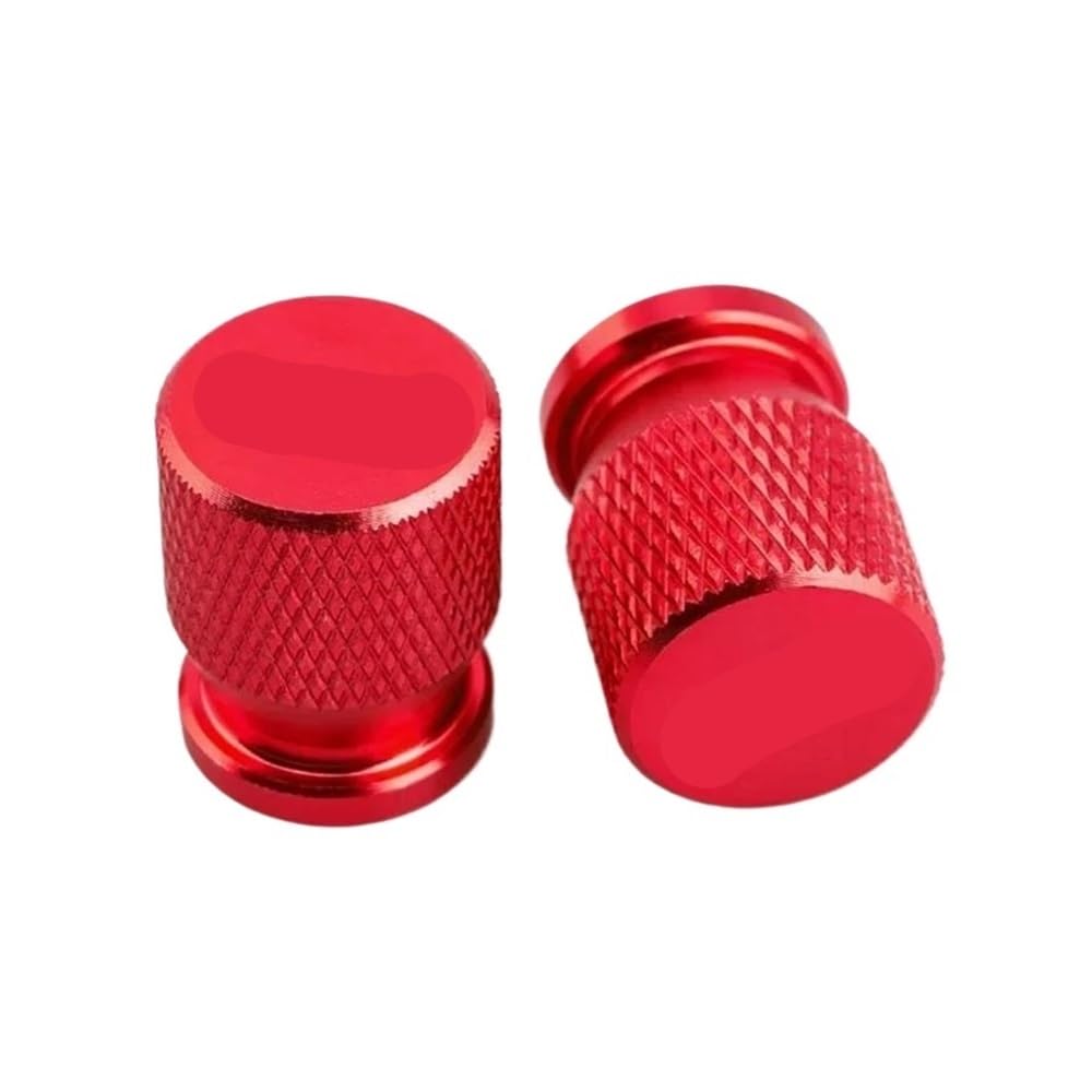 Bolzen Schrauben Für D&ucati Für Scrambler 400 800 1100 2023 Moto Reifen Ventil Kappen Stem Abckung Motorrad Zubehör(Red) von Wenqu