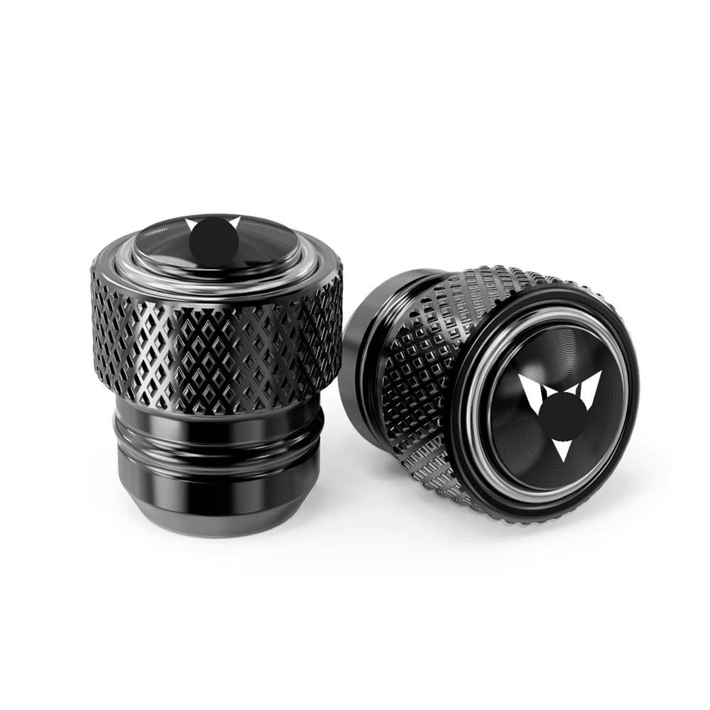 Bolzen Schrauben Für Y&AMAHA Für MT01 Für MT09 Für MT07 Für MT10 Für MT03 Für MT 09 07 03 10 Motorrad Rad Reifen Ventil Stem Caps Abckung(Black) von Wenqu