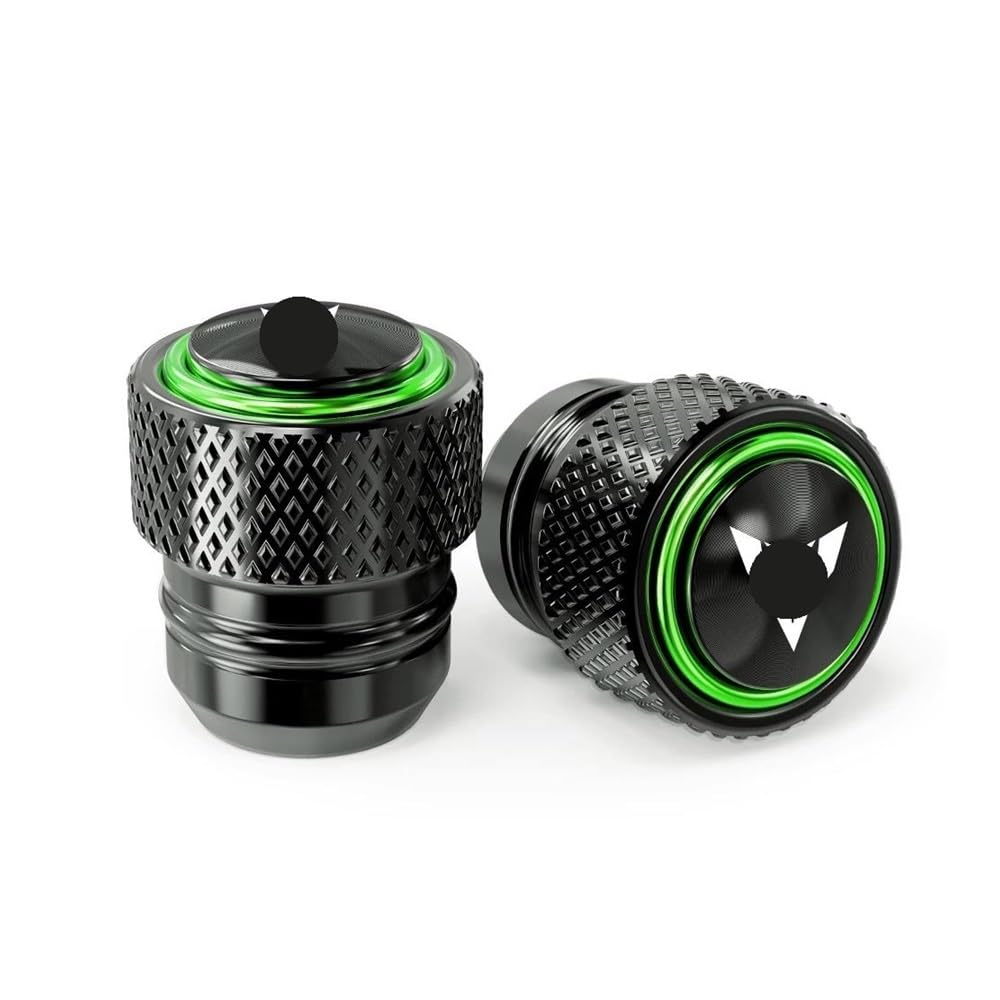 Bolzen Schrauben Für Y&AMAHA Für MT01 Für MT09 Für MT07 Für MT10 Für MT03 Für MT 09 07 03 10 Motorrad Rad Reifen Ventil Stem Caps Abckung(Green) von Wenqu