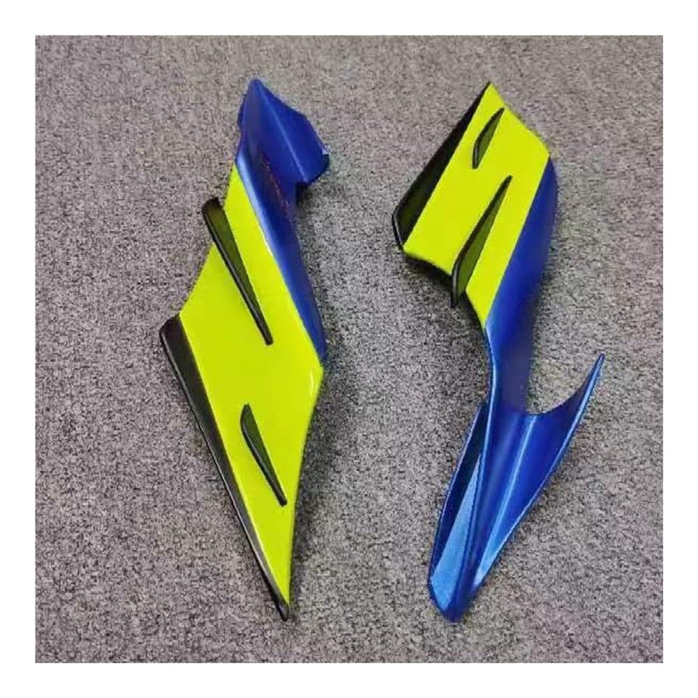 Motorrad Winglets FÜR A&prilia FÜR RS660 2021-2023 Motorrad Verkleidung Teile Aerodynamische Flügel Kit Feste Winglet Verkleidung Flügel Schutz(Blue) von Wenqu