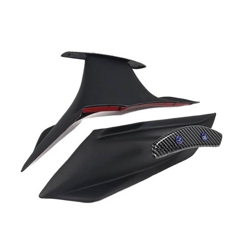 Motorrad Winglets Für CBR650R Für CBR650 Für CBR 650 R 650R 2019-2021 Winglet-Verkleidungssatz Aerodynamischer Flügelspoiler Fester Spoiler Zubehör(Matte Black) von Wenqu