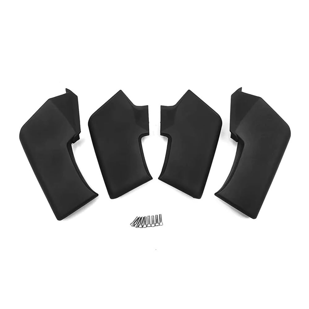 Motorrad Winglets Für Für Street Für Fighter V4 /S/SP V2/S 2020-2023 Motorrad Winglet Aerodynamisches Wing Kit Spoiler Fxed Winglets Wing(Black) von Wenqu