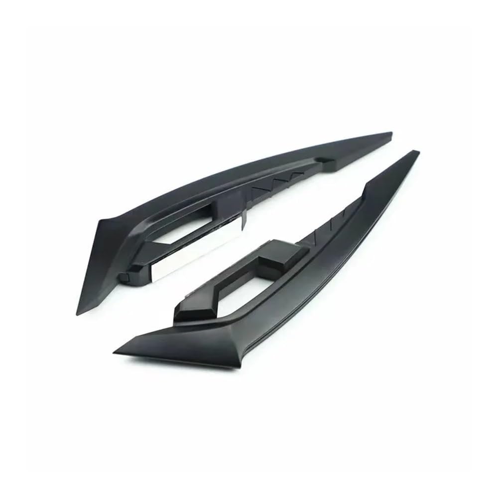 Motorrad Winglets Motorrad Front Verkleidung Winglets Universal Seite Spoiler Flügel Motorrad Winglet(Black) von Wenqu