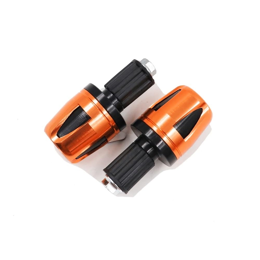 Universal 7/8" Motorrad Lenker Griffe ENN Slir Griff Slirs Für Dirt Bike Lenkergewichte(Orange) von Wenqu