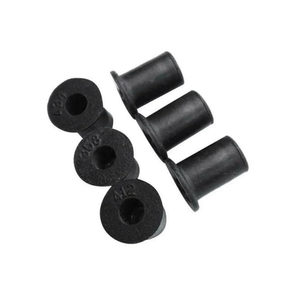 Wenqu Bolzen Schrauben Gummimuttern Für Motorrad-Windschutzscheibenverkleidung Moto-Schrauben Zubehör M5 M6 50 Stück(M6 50PCS) von Wenqu