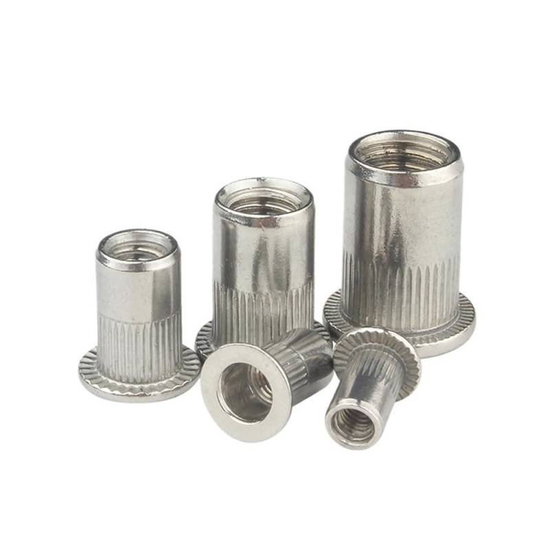 Wenqu Bolzen Schrauben M3 M4 M5 M6 M8 M10 M12 Aluminiumlegierung Gewindekappenmutter Für Schraubenbolzen 20 Stück(M4) von Wenqu