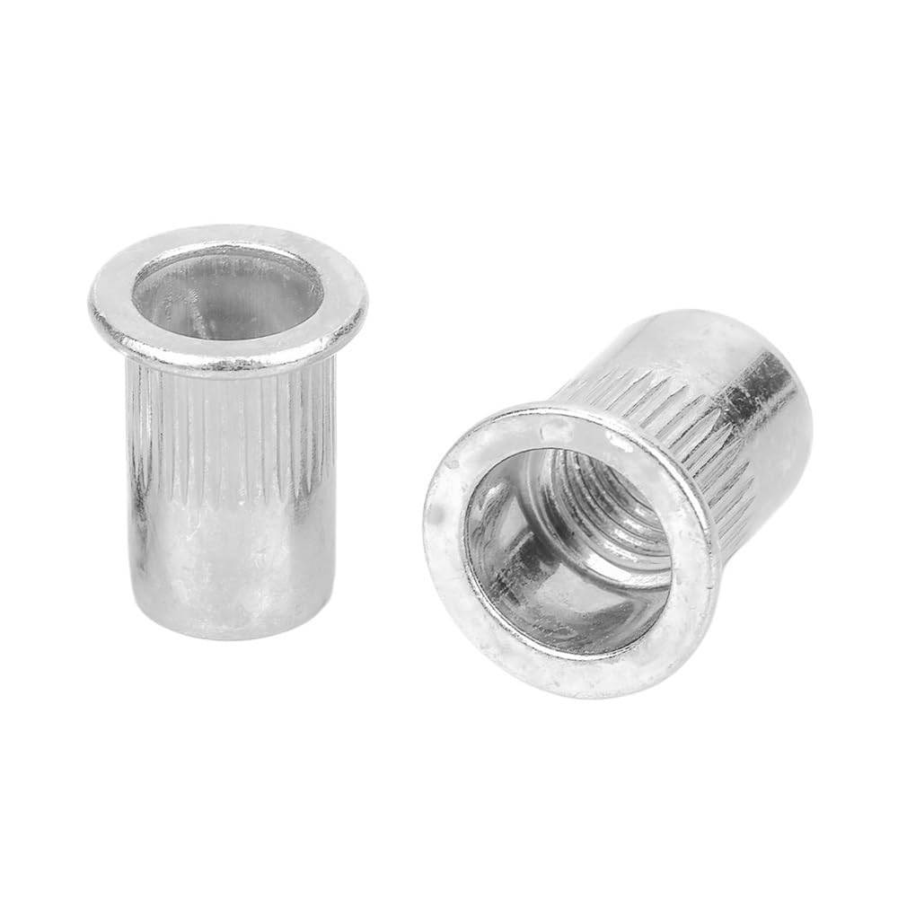 Wenqu Bolzen Schrauben Mutter M3 M4 M5 M6 M8 M10 M12 Flache Gewindemutter Aus Aluminiumlegierung(10PCS,M5) von Wenqu