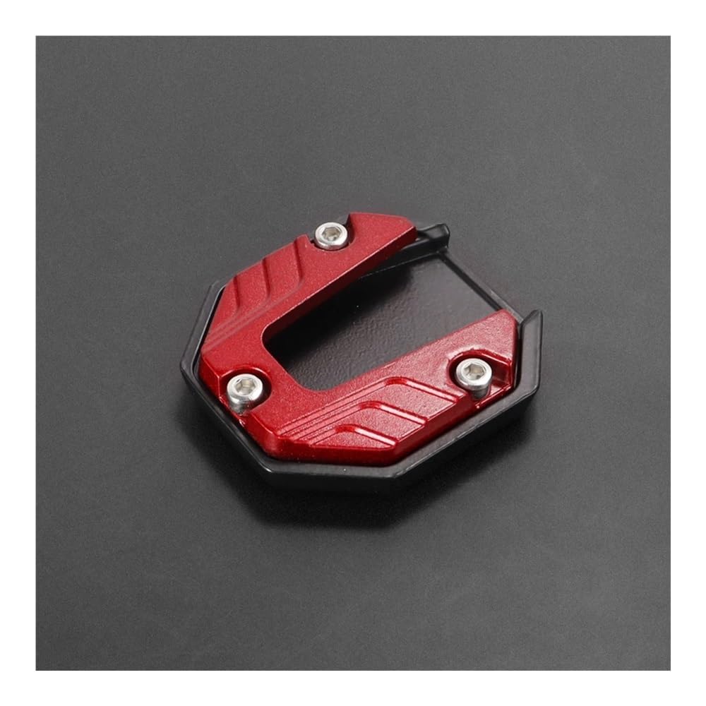 Wenqu Vergrößern Unterstützung Universal Kickstand Anti-Skid Vergrößern Extender Fuß Seite Stehen Verlängerung Pad Unterstützung Platte Für R1200RT Für R1250RT(Red) von Wenqu