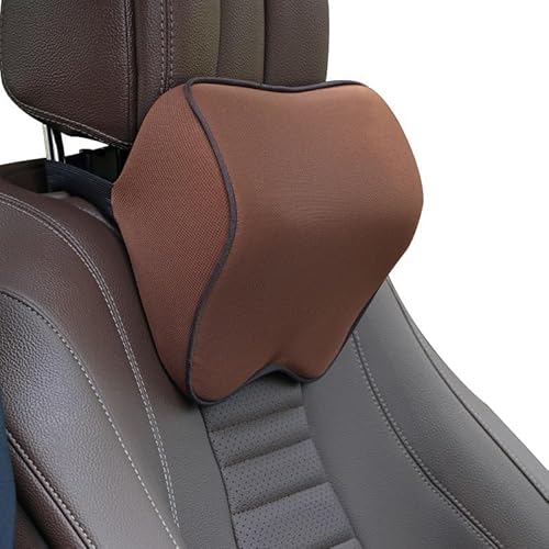 Wenxiufong 2-Pack Auto Nackenkissen, Weichheit Auto Kopfstütze Kissen zum Fahren mit verstellbarem Riemen, 100% Memory Foam und atmungsaktiver Abnehmbarer Abdeckung von Wenxiufong