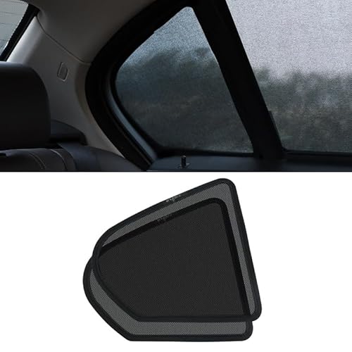 Wenxiufong UV-blockierender Auto-Seitenfenster-Sonnenschutz für Tesla Model Y 2020-pr, Privatsphäre Sonnenschutz Atmungsaktives,2 Rear-Window von Wenxiufong