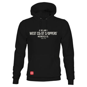 West Coast Choppers Austin Hoodie Schwarz von West Coast Choppers