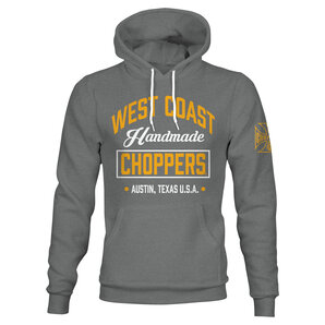 West Coast Choppers Handmade Hoodie Grau von West Coast Choppers