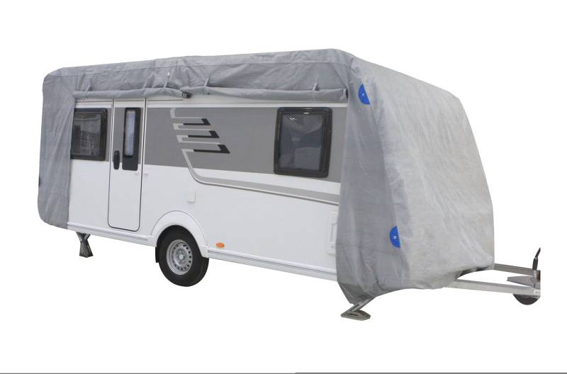 Schutzhülle für Wohnwagen-Caravan, Größe S 4,60 cm lang, Abdeckung, Schutzhaube von Mroobest