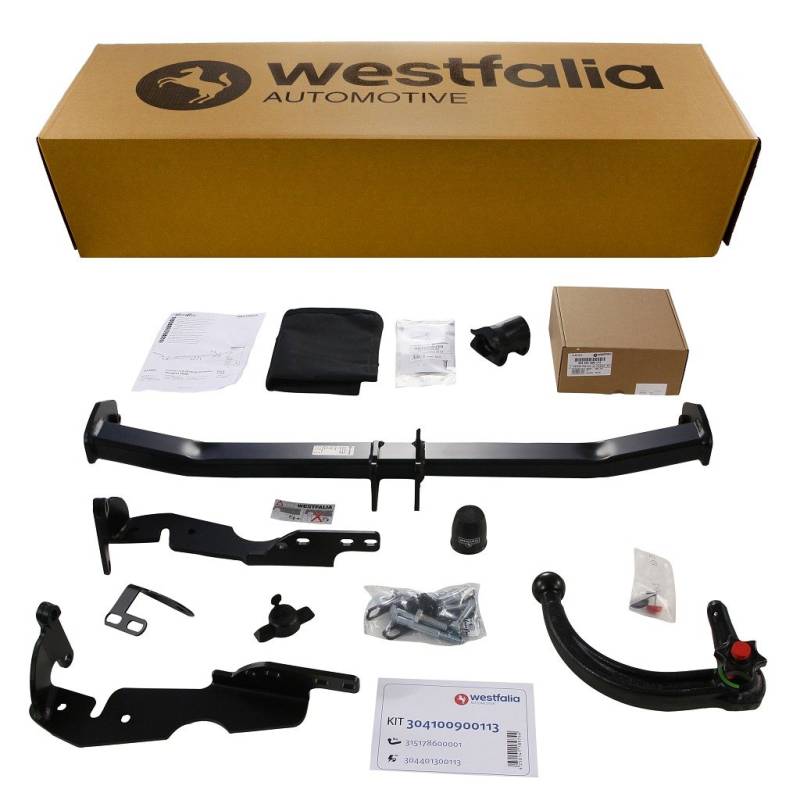 Westfalia Abnehmbare Anhängerkupplung für Citroën C4 Picasso (inkl Grand) (BJ 11/2006-01/2011) - im Set mit 13-pol. fzg.-spez. Westfalia Elektrosatz von Westfalia Automotive