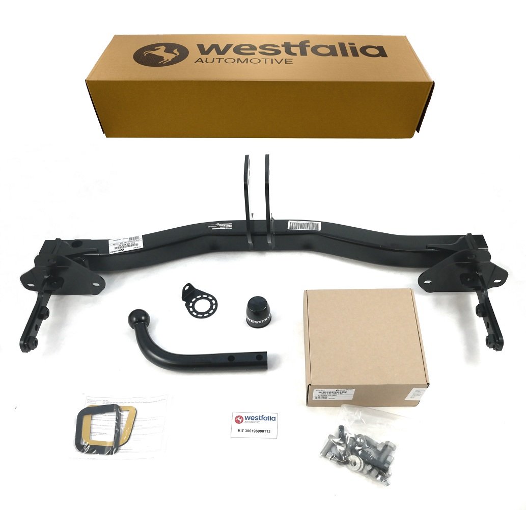 Westfalia Starre Anhängerkupplung für Fiat 500 X (BJ ab 09/2014) - im Set mit 13-pol. fzg.-spez. Westfalia E-Satz von Westfalia Automotive