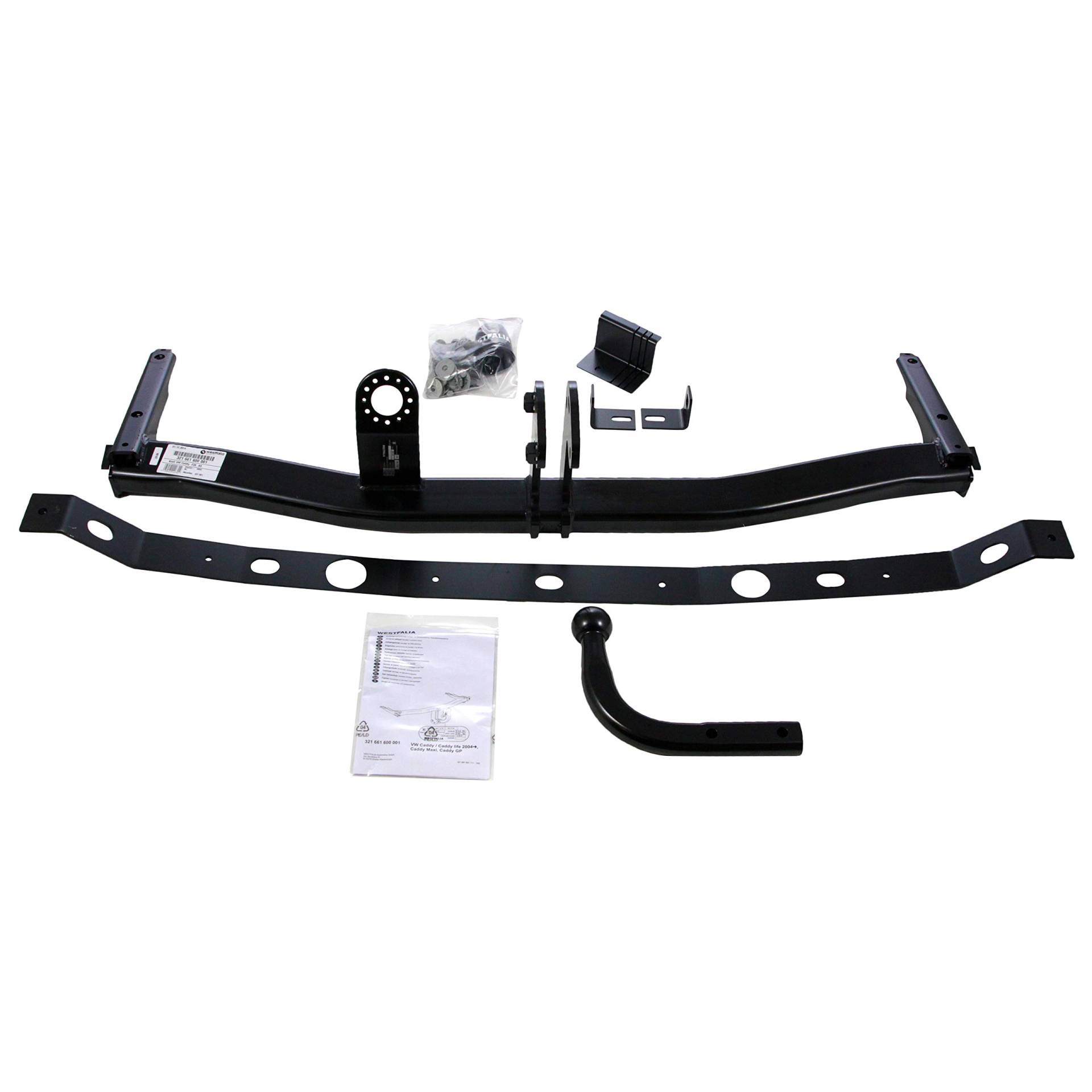 Westfalia Starre Anhängerkupplung für VW Caddy III + IV (inkl Life, Maxi, Alltrack) (BJ 03/2004-09/2020) von Westfalia Automotive