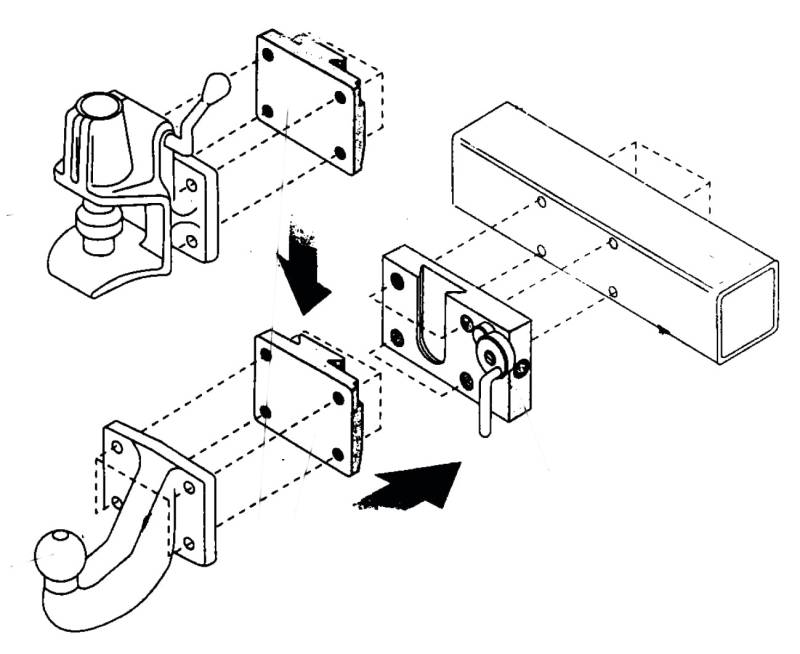 Westfalia Wechselplattensystem Typ 1501 von Westfalia Automotive