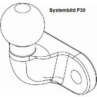 Anhängebock, Anhängevorrichtung F30 WESTFALIA 306351600001 von Westfalia