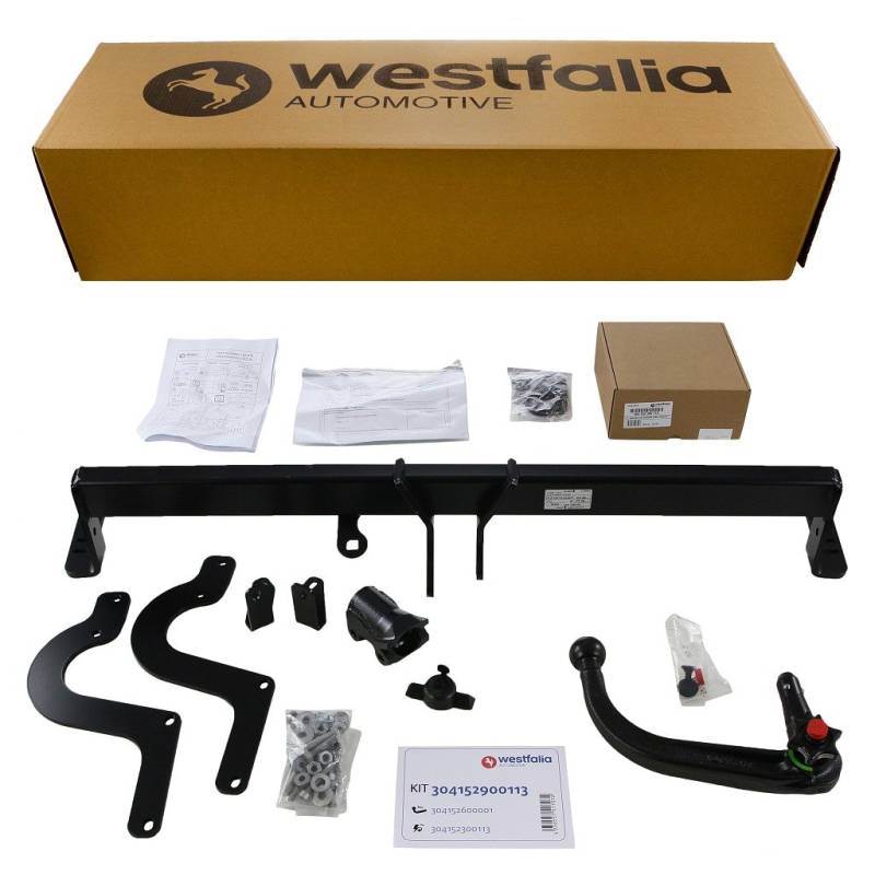 Westfalia Abnehmbare Anhängerkupplung für Peugeot 308 Fließheck / SW (BJ 09/2013-08/2017), Citroën C4 Picasso (inkl. Grand + Space Tourer) (BJ 06/2013-10/2020) von Westfalia Automotive