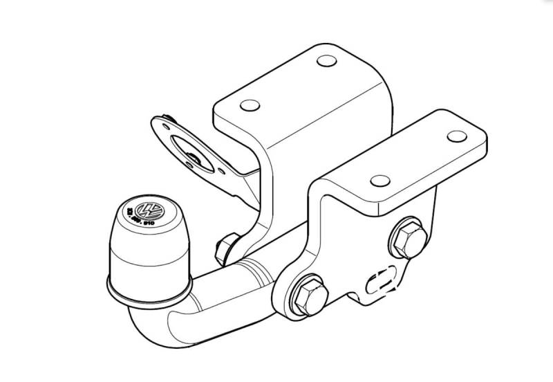 WESTFALIA Anhängevorrichtung VW 321831600001 Anhägerkupplung von Westfalia