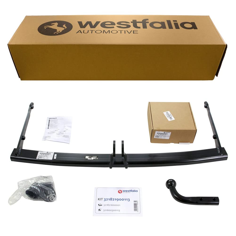 Westfalia Starre Anhängerkupplung für Passat Limousine/Variant (B7) (BJ 08/2010-12/2014) & CC B7 (BJ ab 11/2011) – Im Set mit 13-pol. fzg.-spez. Westfalia Elektrosatz von Westfalia Automotive