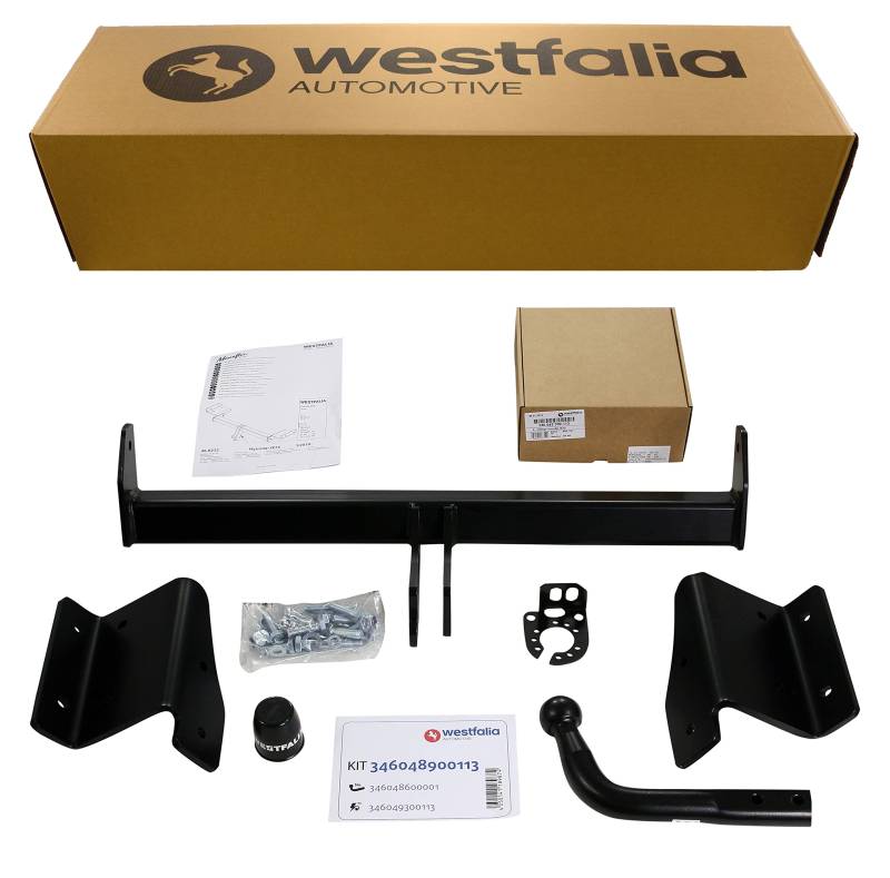 Westfalia Starre Anhängerkupplung für Hyundai IX 35 (BJ 03/2010-09/2015) - im Set mit 13-pol. fzg.-spez. Westfalia Elektrosatz von Westfalia Automotive