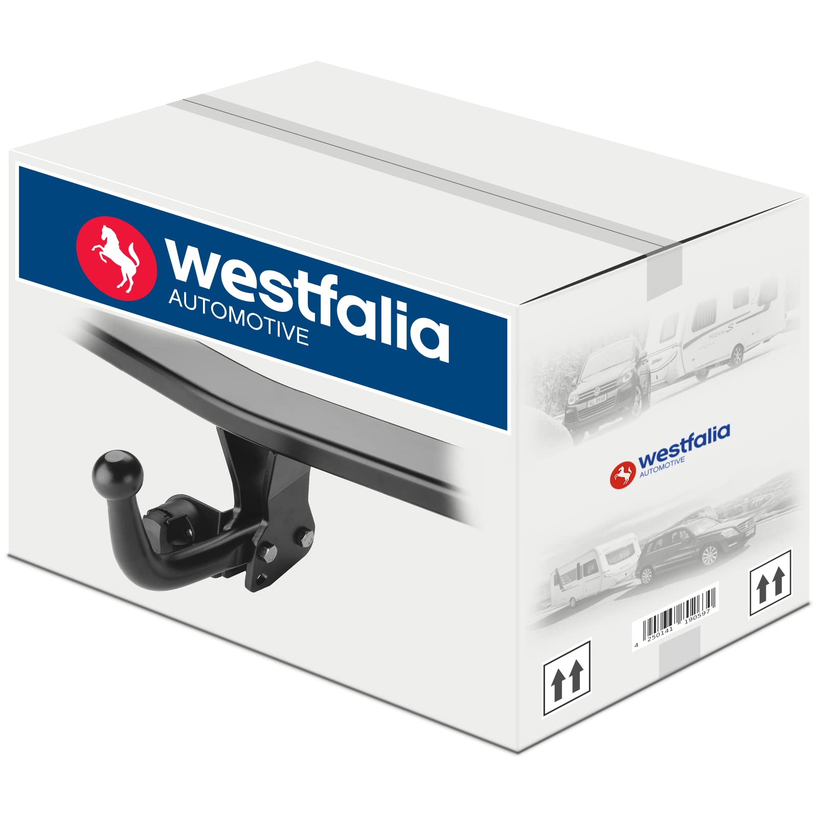 Westfalia starr AHK Anhängerkupplung für Citroen Berlingo III L1 09/2018- mit universell Elektrosatz 13-polig von Westfalia