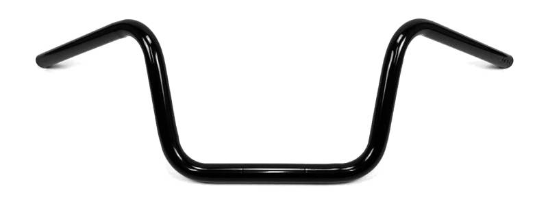 1 Zoll (25,4mm) Lenker Ape Hanger 22cm Schwarz für Harley-Davidson von Westland Customs