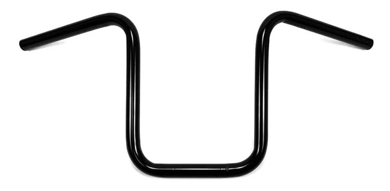 1 Zoll (25,4mm) Lenker Universell Narrow Ape Hanger 30cm Schwarz von Westland Customs