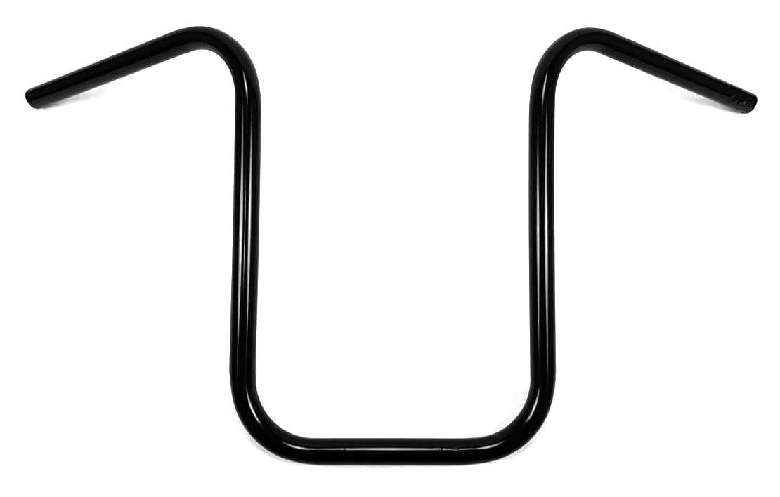 7/8 Inch (22mm) Lenker Universell Narrow Ape Hanger 38cm Schwarz von Westland Customs