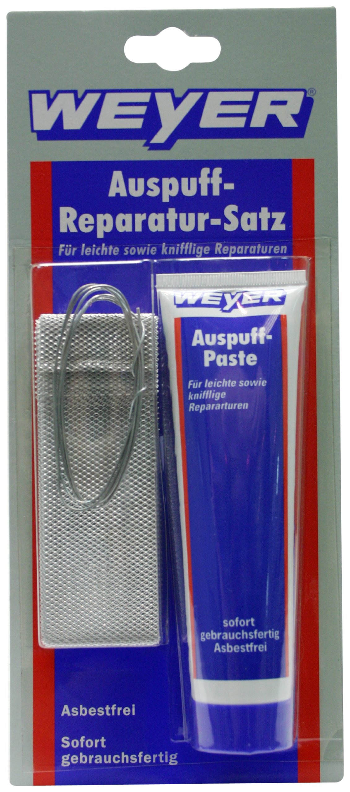 Weyer WY20175 Auspuff-Reparatur-Satz - für die leichte sowie knifflige Reparatur von Weyer