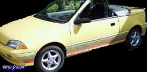 Weyer Windschott Basic Line kompatibel mit Suzuki Swift Cabrio 1990-1993 (+ Geo Metro) von Weyer