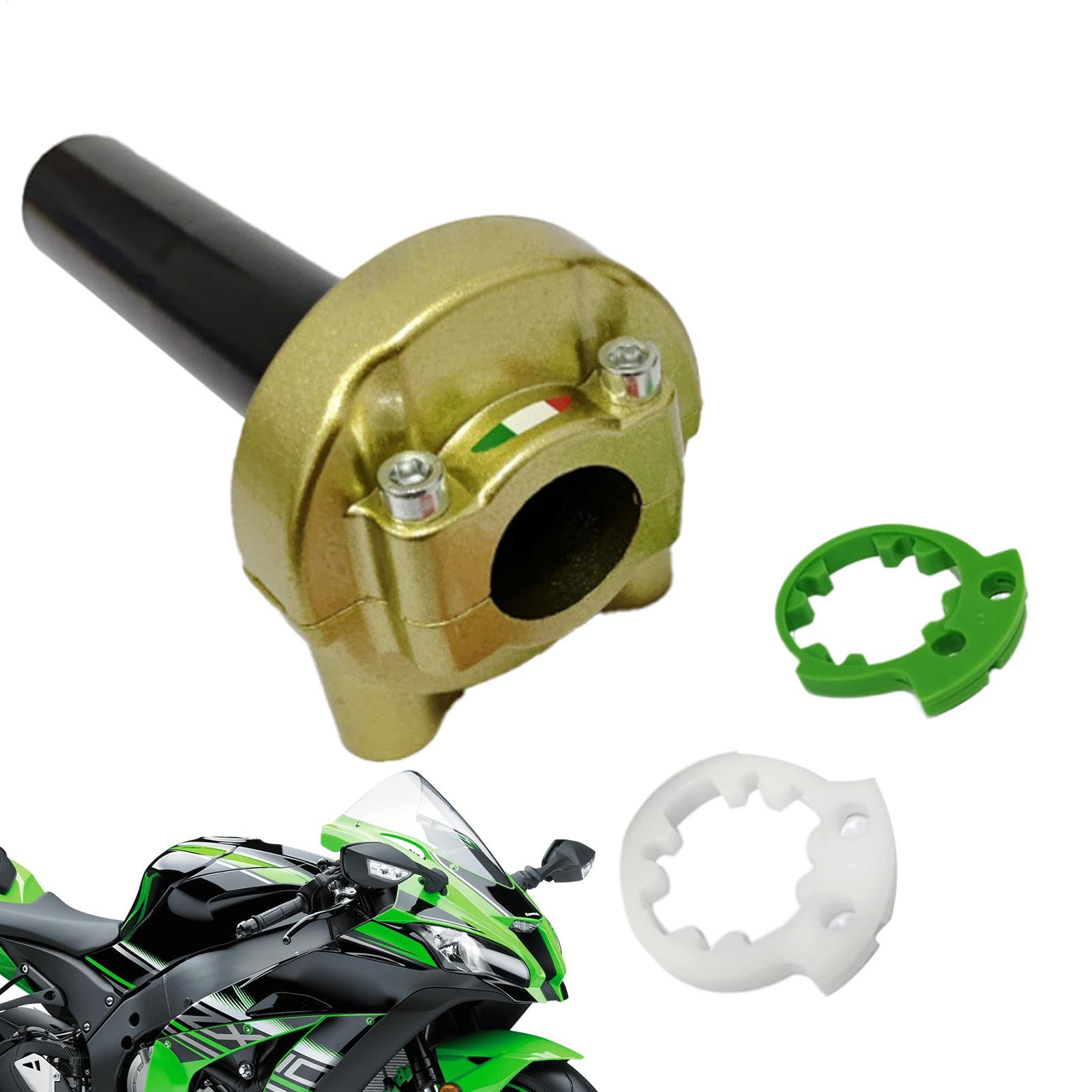 Wezalget Gasgriff Gasgriff Gasgriff Motorrad Ersatz Modifizierter Gasgriff Ergonomischer Griff Präzises Zubehör Scooter Teil für das tägliche Fahren von Wezalget