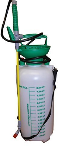 Chemisches Unkrautvernichtungsmittel 8L Liter Garten Drucksprüher Rucksack 1.3M Schlauch von Wheels N Bits