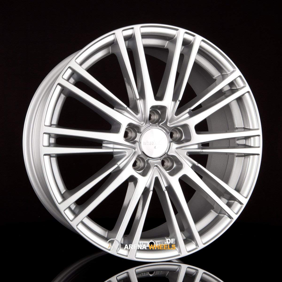 WHEELWORLD WH18 RACE SILVER PAINTED 5X112 ET35 HB66.6 ALLOYWHEEL 8X18 von Wheelworld